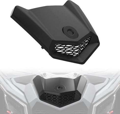Hood Scoop with Mesh for Can-Am Maverick X3,Black Front Hood Cover with Grill Vents for Maverick X3/X3 MAX Turbo R XDS 2017-2025 Accessories, Enhanced Airflow Engine Cooling,Replace 705014313 in Kuwait