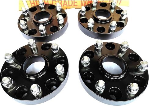اكسسوارات السيارات 2 قطعة 6x135|6x5.32 "87.1 مللي متر|3.43" 25 مللي متر محور العجلة فاصل محول متوافق لفورد إكسبيديشن|F-150|Lobo in Kuwait