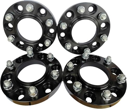 Cars Accessories 2pcs 6x135|6x5.32" 87.1 Mm|3.43" 25mm Hub Wheel Spacer Adapter Compatible For Ford Expedition|F-150|Lobo in Saudi Arabia