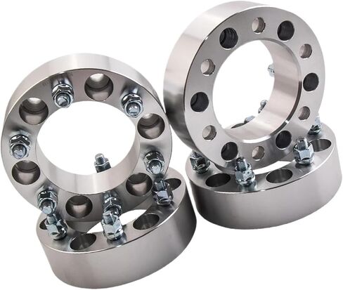 4 Pcs 6x139.7 Wheel Spacer Compatible For Toyota Landcruiser 40 60 75 80 Series 50mm M12x1.5 Adapters 6x5.5" 50mm Compatible For Patrol Hilux in Kuwait
