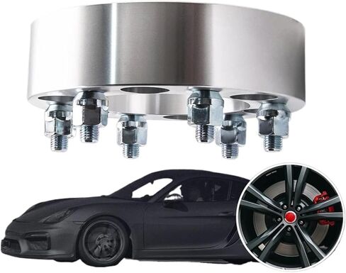 4 Pcs 6x139.7 Wheel Spacer Compatible For Toyota Landcruiser 40 60 75 80 Series 50mm M12x1.5 Adapters 6x5.5" 50mm Compatible For Patrol Hilux in Kuwait
