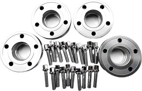 Accessories 66.6Hubcentric Ring 5X112 Wheel Spacer 12mm 2pcs With 10pcs 12x1.5bolts Compatible For C Class AMG Anti-Corrosion in Saudi Arabia