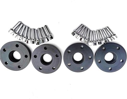Accessories 66.6Hubcentric Ring 5X112 Wheel Spacer 12mm 2pcs With 10pcs 12x1.5bolts Compatible For C Class AMG Anti-Corrosion in Saudi Arabia