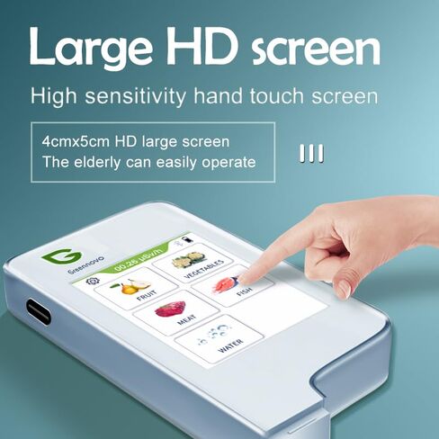 6 in 1 Greentest eco 5 Digital Food Nitrate Tester, High Accuracy Radiation Detector Geiger Counter Water Quality Meter TDS Hardness PPM Analyzer Dosimeter for Vegetable, Fruit, Meat, Fish, Water in Saudi Arabia