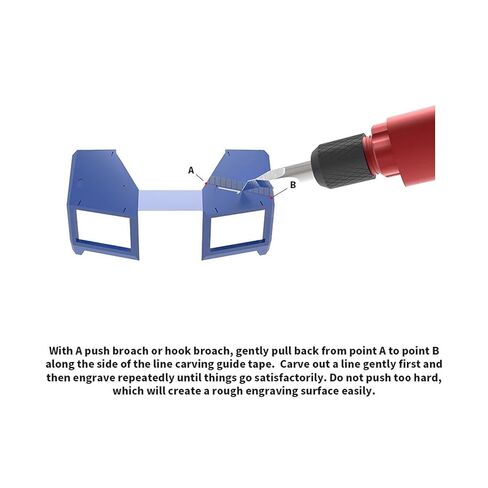 1 Roll Tape Carving Guide Line Scribing Tape for Panel Lines Accessory US in Kuwait