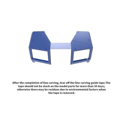 1 Roll Tape Carving Guide Line Scribing Tape for Panel Lines Accessory US in Kuwait