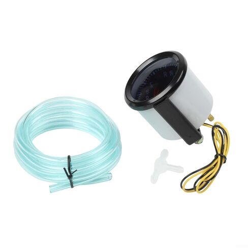 مقياس توربو 52 ملم مع شاشة LED زرقاء، مقياس ضغط السيارة ABS 0-30 رطل لكل بوصة مربعة، مقياس سيارة 12 فولت لتعديل لوحة القيادة، أسود in Kuwait
