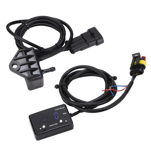 12V Digital Turbo Boost Gauge, LED Display with Pressure Alarm, Universal for 12V Car Vacuum Oil Pressure in Kuwait