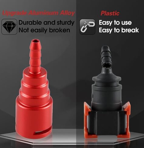 Fuel Filter Return Line Connector: Aluminum Alloy Fuel Drain Valve Compatible with Ford 6.7l Powerstroke Diesel 2017-2020 Replaces in Kuwait