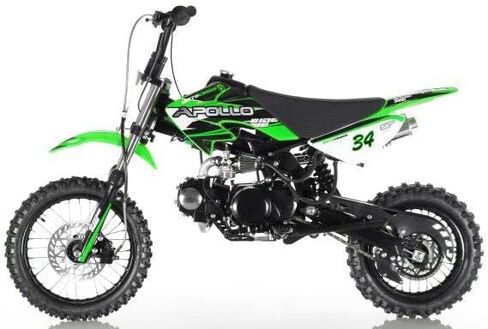HHH Apollo 110cc Dirt Bike AGB-34CRF Semi-Automatic 110cc Dirtbike DB34 (Green) in Kuwait