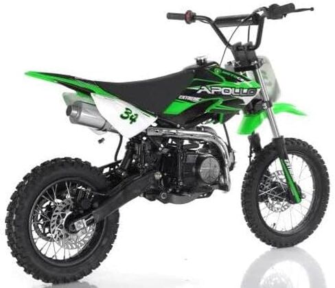 HHH Apollo 110cc Dirt Bike AGB-34CRF Semi-Automatic 110cc Dirtbike DB34 (Green) in Kuwait