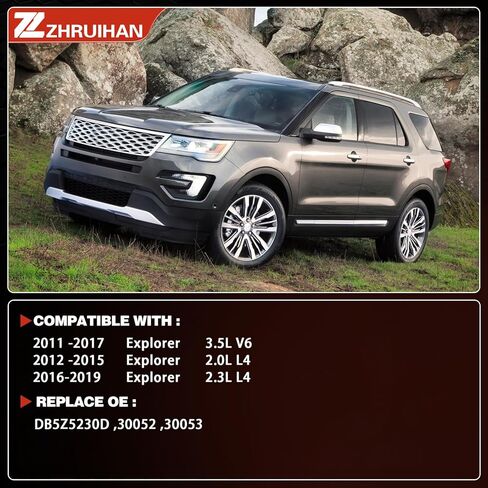 كاتم صوت العادم الخلفي الأيسر والأيمن زوج مزدوج لـ Explorer 2011-2017 3.5L V6، Explorer 2012-2015 2.0 L4، Repklace OE: DB5Z5230D 30052 30053 in Kuwait