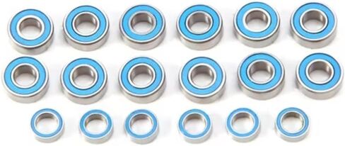 Rc Parts Compatible with Tamiya M-05 M-06 Remote Control Dancing Rider Cars Upgrades Parts Accessories 18PCS Sealed Ball Bearing Kit in Kuwait