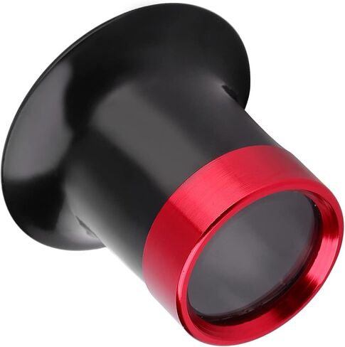 10X Magnifier Loupe, Lightweight Aluminum Alloy Durable Red Black Design, Watch Repair Magnifier, High Precision 10X Optical Lens for Watchmakers, Jewelers, Hobbyists, Electronics in Kuwait