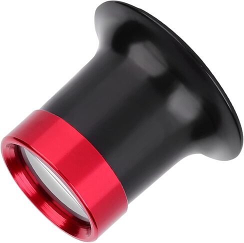 10X Magnifier Loupe, Lightweight Aluminum Alloy Durable Red Black Design, Watch Repair Magnifier, High Precision 10X Optical Lens for Watchmakers, Jewelers, Hobbyists, Electronics in Kuwait