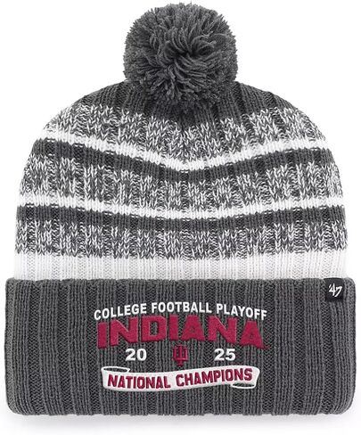 47 Tavern Cuff Beanie Hat with POM - NCAA Premium Cuffed Winter Knit Cap in Saudi Arabia