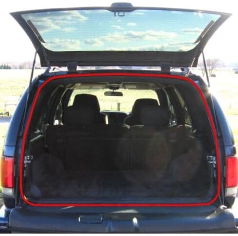 Replacement 4-Door Tailgate Perimeter Seal fits Chevrolet Blazer 1995-2004 (4-Door Lift Glass Models) in Kuwait