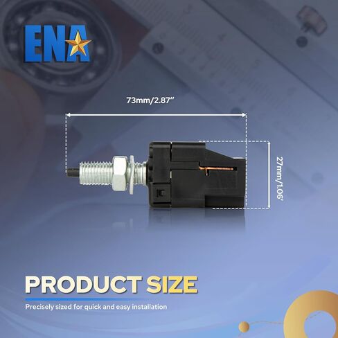 ENA Brake Light Switch Compatible with Subaru Forester Impreza Legacy Outback Crosstrek Baja Tribeca B9 Tribeca WRX STI XV 2.0L 2.2L 2.5L 3.0L 3.3L 3.6L H4 H6 1990-2019 Replaces SLS186 w/ 4 Pins in Kuwait