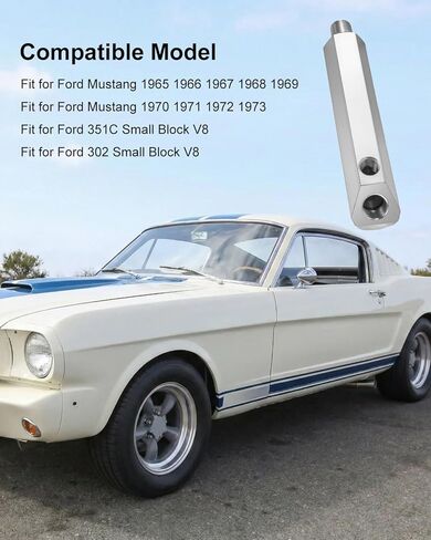 وحدة إرسال ضغط الزيت بديل تمديد المنفذ المزدوج متوافق مع Ford Mustang 1965-1973 302 351 V8 in Kuwait