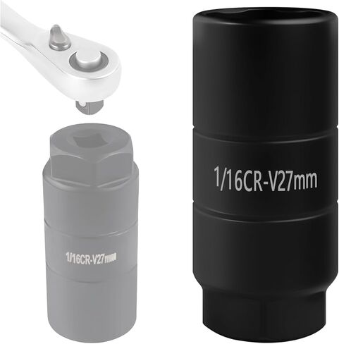 Oil Pressure Sensor Socket,High Strength 1 1/16 Socket 3/8" Drive or 1 1/8" Hex Wrench for Quick Disassembly Oil Sending Unit,Heavy-Duty Oil Pressure Switch Sockets in Kuwait
