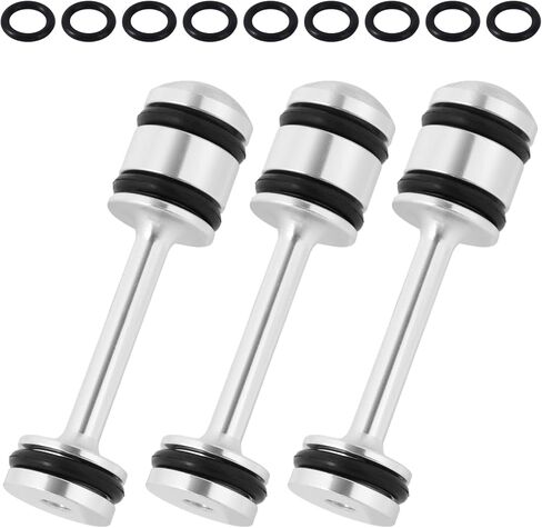 3pcs for LS Barbell with O-Rings, 5.3 Barbell Plug Zinc Alloy Oil Diverter Compatible with Gen III & IV Engines Performance Parts for LS Oil System Upgrade in Kuwait