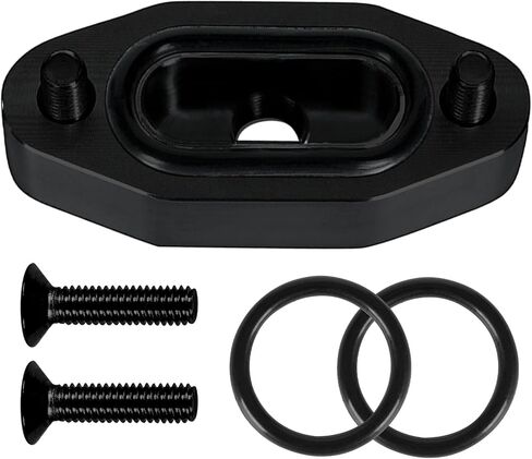 LS Oil Port Adapter 1/8" NPT Turbo Oil Feed Plate, LS Oil Pressure Sensor Adapter, LS Billet Port Plate for LS1 LSX LS3 LQ4 LQ9 LR4 L33 LS2 LH6 L92 L76 L98 L9H L20 L94 LZ1 L99 L96 LC8 L77 Black in Kuwait