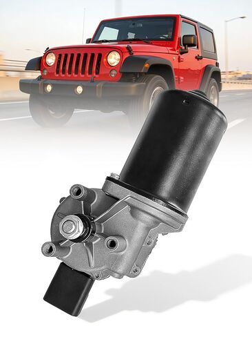محرك ممسحة الزجاج الأمامي الأمامي 55077859AB متوافق مع 2007-2018 جيب رانجلر JK 3.6L 3.8L 55077859AD 55077859AC 602-105AS 602105AS in Kuwait