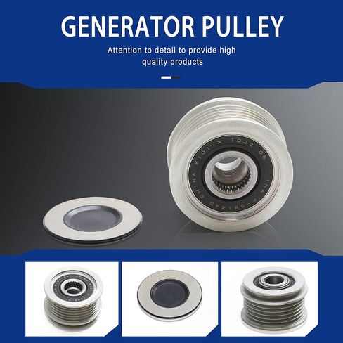 06H903119B Clutch Pulley Compatible with Audi A1 A3 A4 A5 A6 A7 Q2 Q3 Q5 TT VW Golf Jetta Passat Scirocco Tiguan Transporter Skoda Seat EA888 MK2 1.8/2.0T in Kuwait