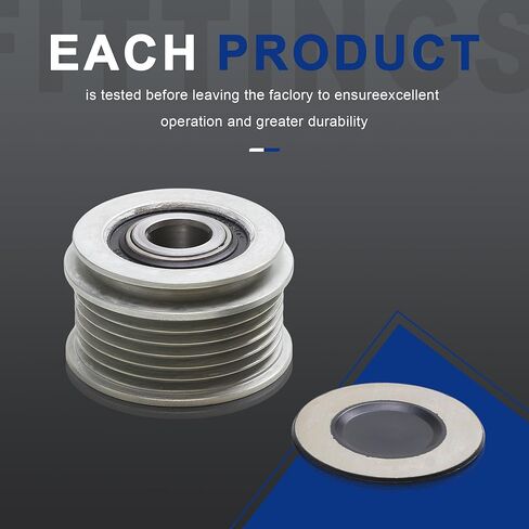 06H903119B Clutch Pulley Compatible with Audi A1 A3 A4 A5 A6 A7 Q2 Q3 Q5 TT VW Golf Jetta Passat Scirocco Tiguan Transporter Skoda Seat EA888 MK2 1.8/2.0T in Kuwait