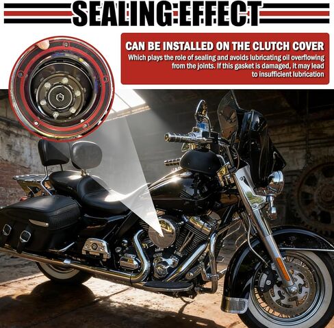 Compatible with Harley Derby Gasket,OEM#25416-99 5 Holes Cam Gasket,Clutch Covers Gaskets Motorcycle Accessories Compatible with Harley Davidson Road Glide,Dyna in Kuwait