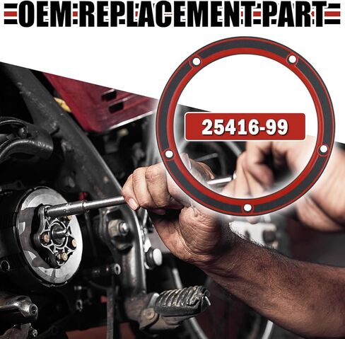 Compatible with Harley Derby Gasket,OEM#25416-99 5 Holes Cam Gasket,Clutch Covers Gaskets Motorcycle Accessories Compatible with Harley Davidson Road Glide,Dyna in Kuwait
