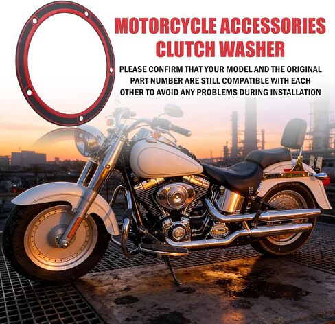 Compatible with Harley Derby Gasket,OEM#25416-99 5 Holes Cam Gasket,Clutch Covers Gaskets Motorcycle Accessories Compatible with Harley Davidson Road Glide,Dyna in Kuwait