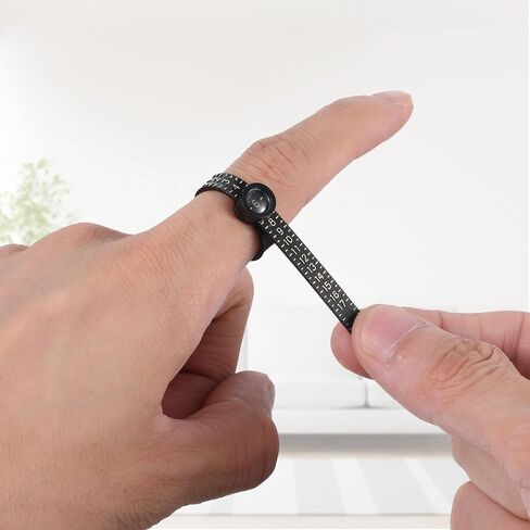 2PCS Wrist Sizer for Bracelets Bracelet Sizer and Ring Measuring Tool Universal Finger Measure for Ring Size Wrist and Bangle Sizing Measure Tool Guage Jewelry Measurer for Women Men, Inch Scale in Kuwait