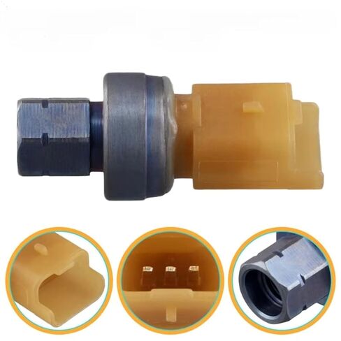 AC Pressure Sensor Switch Compatible with Peugeot for 208 2008 307 308 3008 407 408 508 A/C Pressure Switch Transducer Air Conditioning Sensor 9673006380 in Kuwait