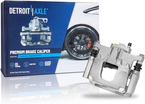 Detroit Axle - Rear Brake Kit for Dodge Nitro Jeep Liberty Wrangler JK, Disc Brake Caliper Ceramic Brake Pads Replacement in Kuwait
