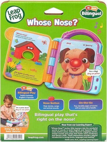 LeapFrog Whose Nose? Bilingual Musical Activity Book in Kuwait