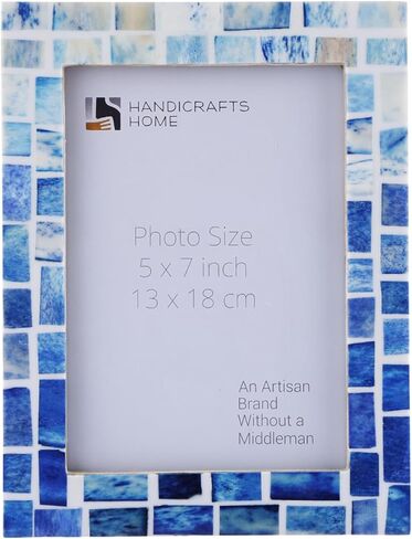 إطار ملصق مصنوع يدويًا مقاس 16 × 20 - إطار صورة مزخرف كلاسيكي مرصع بالعظام باللون البرتقالي للملصقات والصور والدبلومات والشهادات والأعمال الفنية - هدية ديكور منزلي عتيقة مصنوعة يدويًا in Kuwait