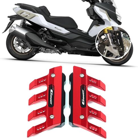 for C400GT C400X C400 GT X 2020-2026 Motorcycle Front Fender Side Guard Slider Fork Protector Guard Block Motorcycle Accessories (Red) in Saudi Arabia
