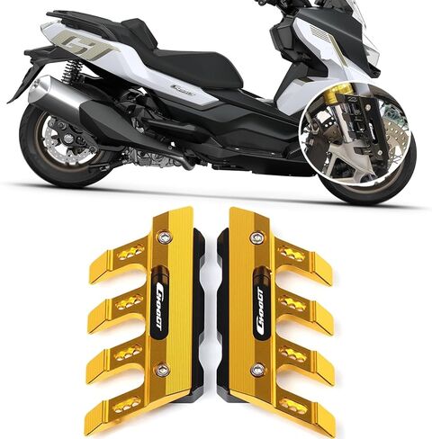 لـ C400GT C400X C400 GT X 2020-2026 دراجة نارية الجبهة الحاجز الجانب الحرس المنزلق شوكة حامي الحرس كتلة دراجة نارية الملحقات (الأحمر) in Saudi Arabia