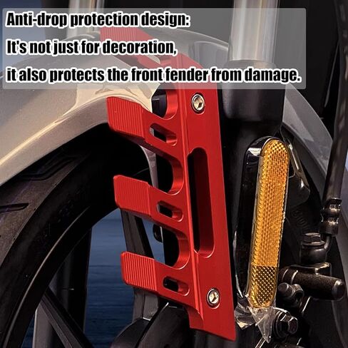 for C400GT C400X C400 GT X 2020-2026 Motorcycle Front Fender Side Guard Slider Fork Protector Guard Block Motorcycle Accessories (Red) in Saudi Arabia