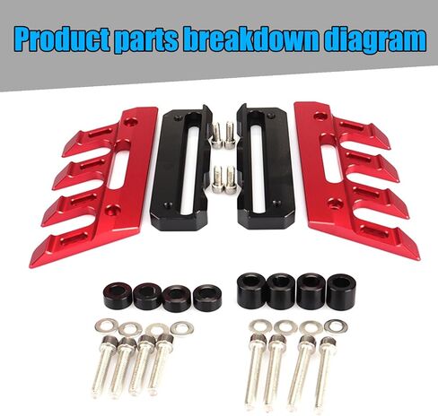 for C400GT C400X C400 GT X 2020-2026 Motorcycle Front Fender Side Guard Slider Fork Protector Guard Block Motorcycle Accessories (Red) in Saudi Arabia
