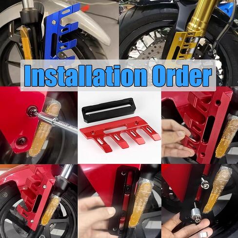 for C400GT C400X C400 GT X 2020-2026 Motorcycle Front Fender Side Guard Slider Fork Protector Guard Block Motorcycle Accessories (Red) in Saudi Arabia