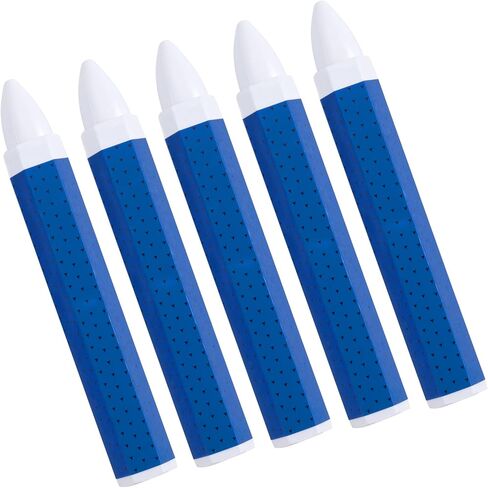 5pcs White Tire Marking Crayons, Tire Marker Chalk Industrial Wax Crayon Sticks for Rubber, Waterproof Lumber Crayon for Construction Wood Metal Stone in Kuwait