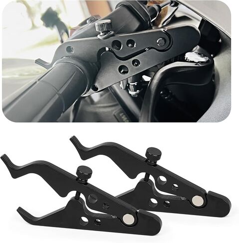 PSLER Motorcycle Cruise Control Throttle Lock - Throttle Cruise Control for Motorcycle Throttle Universal Motorcycle Throttle Lock Cruise Control Motorcycle Cruise Assist Throttle Aluminum Clamp 2PCS in Kuwait