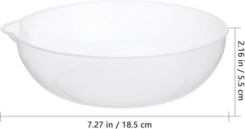 VALICLUD 2pcs Kitchen Scale Tray, Plastic Food Scale Tray with Capacity Markings for Cake, Baking and Kitchen Storage in Kuwait