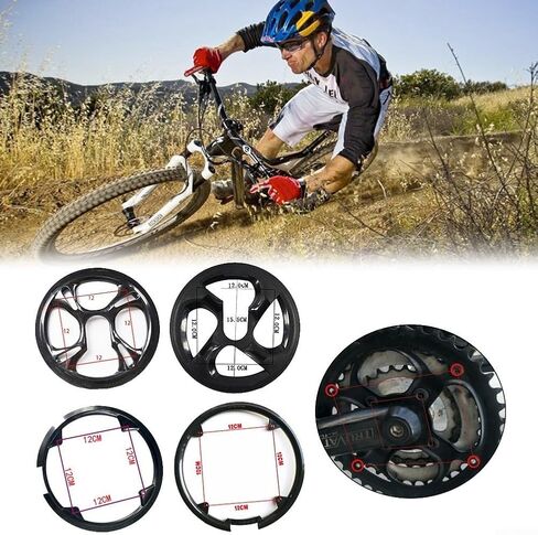 Road Bicycle Sprocket for PROTECTION 40 42 44 46 48 50 52T Crankset Crank Guard Protector Bike Chain Wheel Ring Plastic Cover(XH-48) in Saudi Arabia