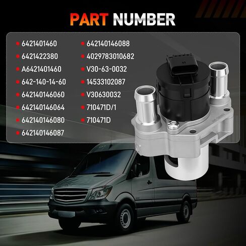 6421401460 EGR Valve with Gasket Compatible with Mercedes-Benz Sprinter 2500 3500 3500XD 3.0L 2010-2022, Replace# A6421401460 710471D 6421422380 14533102087 in Kuwait