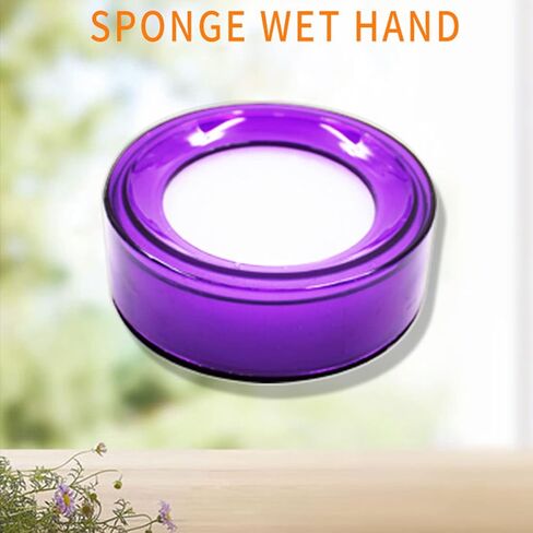 Finger Wet Sponge Cup Reusable Fingertip Moistener for Bank Cashier Counting Papers Dollar Bills Documents Random Colors Moistener Money Counting in Kuwait