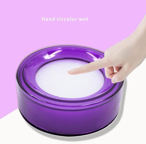Finger Wet Sponge Cup Reusable Fingertip Moistener for Bank Cashier Counting Papers Dollar Bills Documents Random Colors Moistener Money Counting in Kuwait