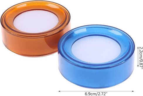 Finger Wet Sponge Cup Reusable Fingertip Moistener for Bank Cashier Counting Papers Dollar Bills Documents Random Colors Moistener Money Counting in Kuwait